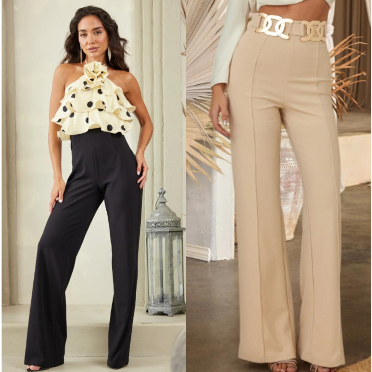 JUMPSUIT POLKA DOT AND PANTS