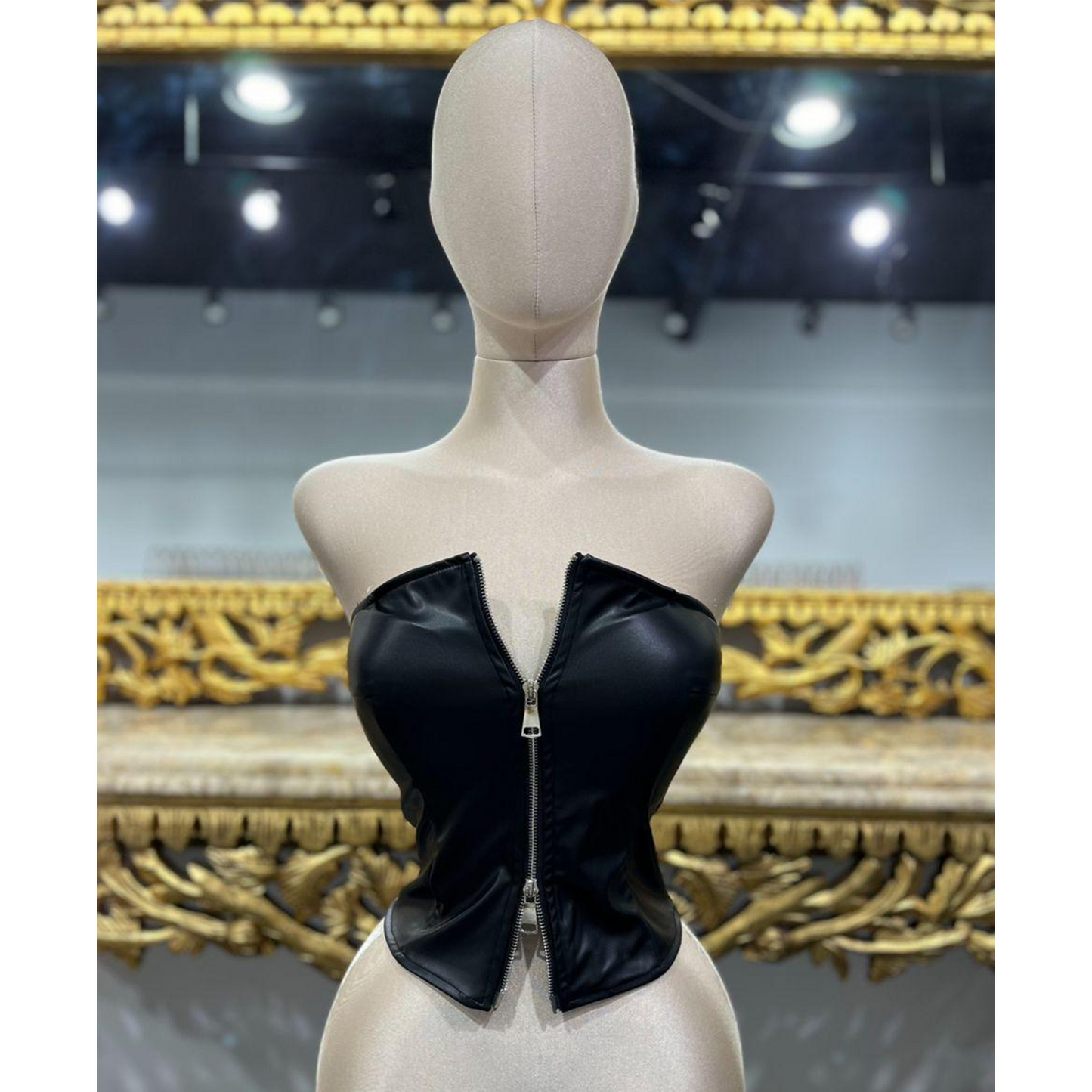 Women's Sleeveless Cute Top with Front Zipper - Perfect for Summer - Underwear, Tube
