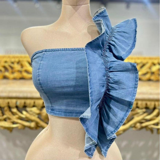Bolero denim top Lady Basic Comfort