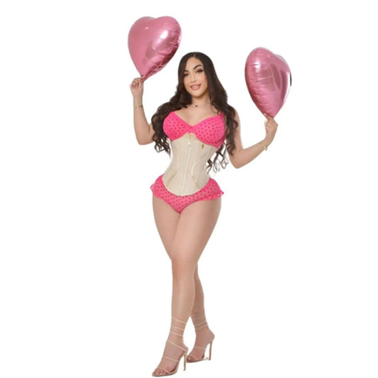 Deluxe Snatching Corset, waist trainer, hourglass figure / Corset entrenador de cintura Compression Shapewear Womenswear Zipper sculpttouch waisttrainer