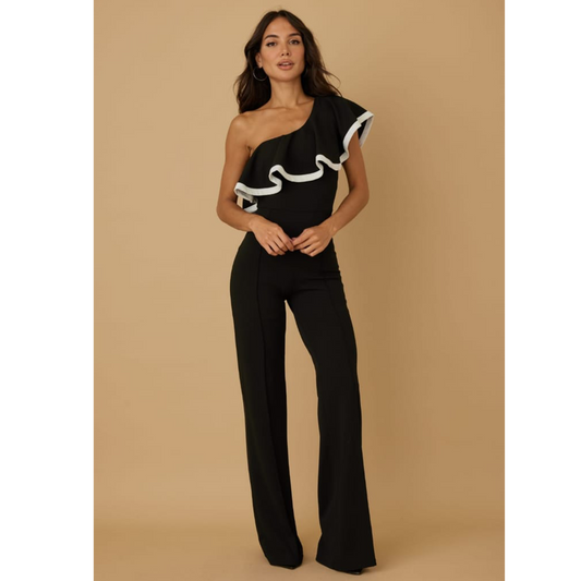 Women's One Shoulder Jumpsuit - Womenswear, Overalls