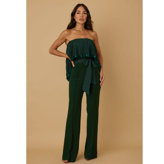 Women's Elegant Hunter Jumpsuit - Stylish Women's Overall - Womenswear, Overalls